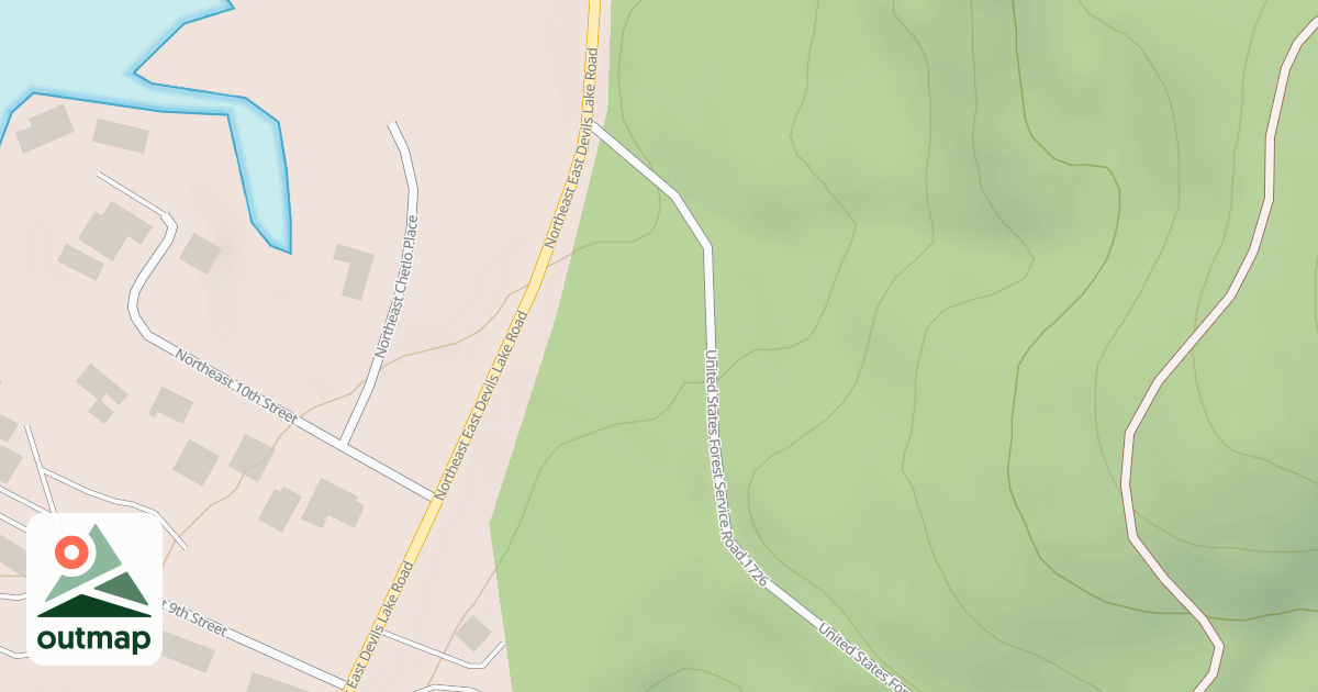Map of OSTERMAN CABIN