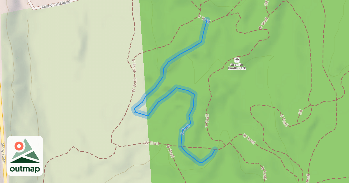 Map of G Trail