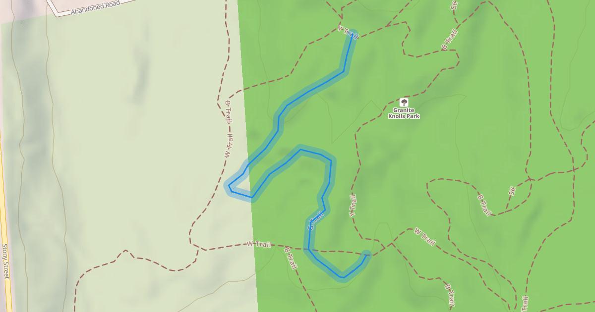 Map preview of G Trail