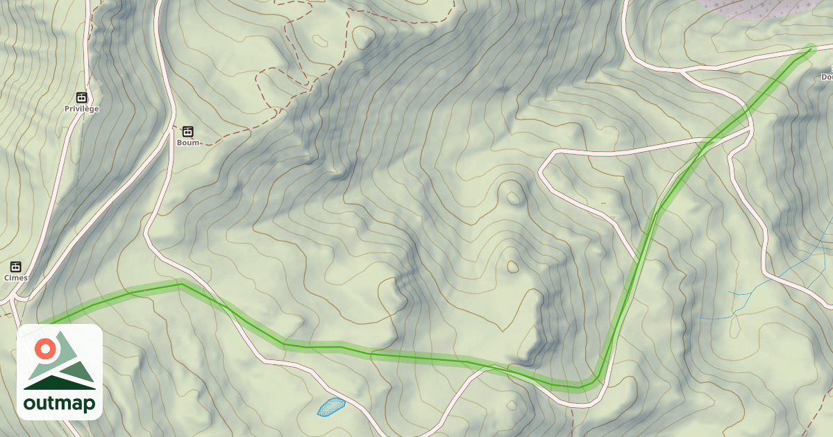 Map of Gourgs Blancs