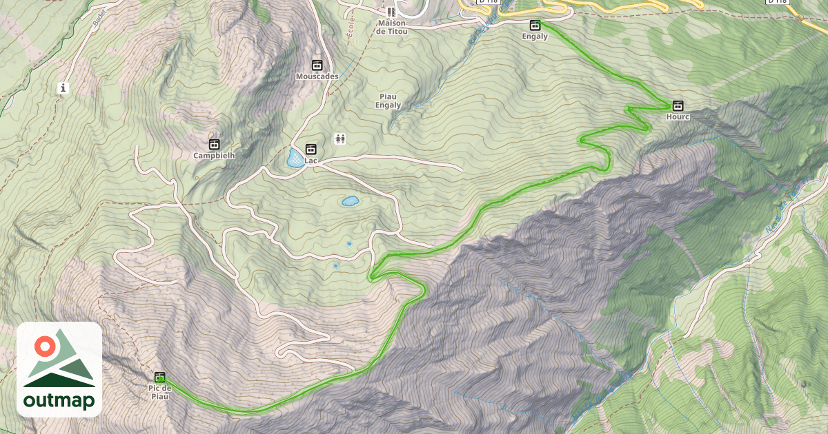 Map of Grande bleue