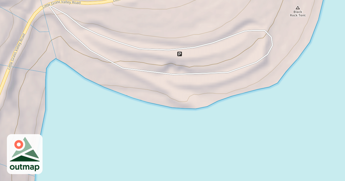 Map of BLACK ROCK BOAT RAMP