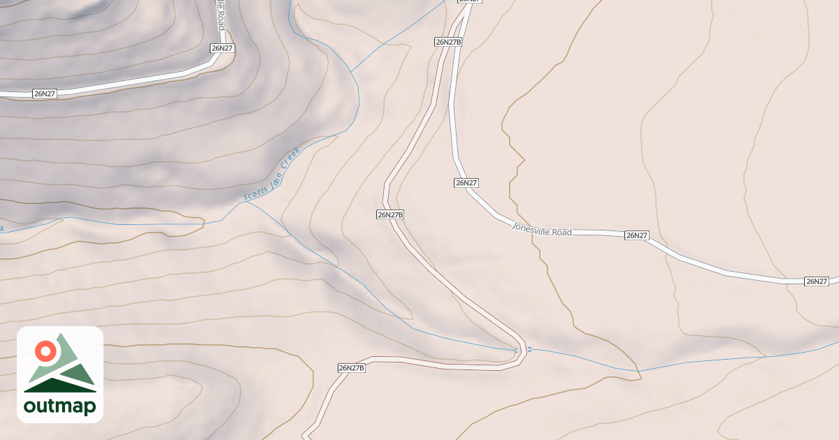 Map of SCOTTS SPUR NO 2
