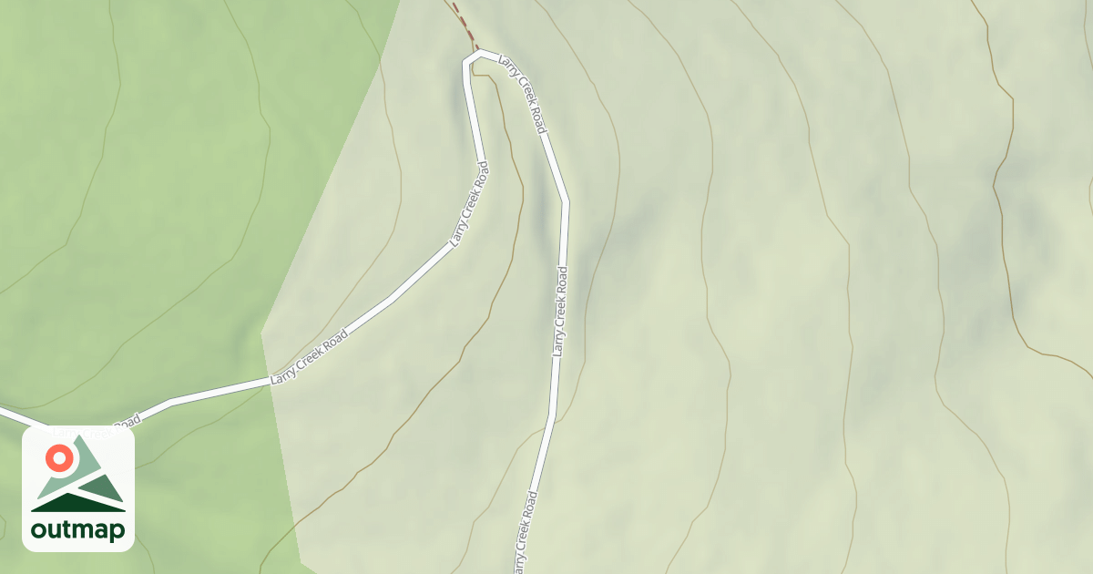 Map of (FDR) LARRY CREEK