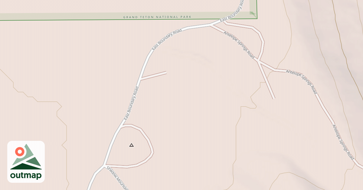 Map of ANTELOPE SPRINGS