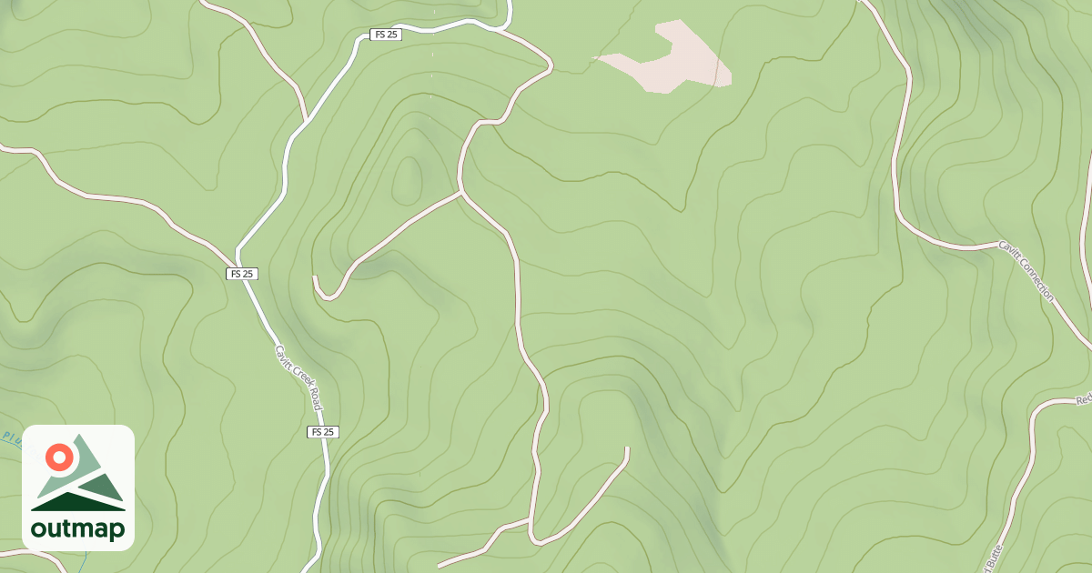 Map of BEAR CAMP T.S.