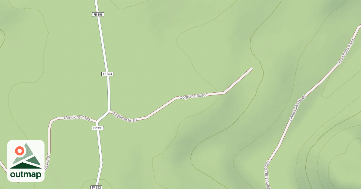 Map of DOGBANE