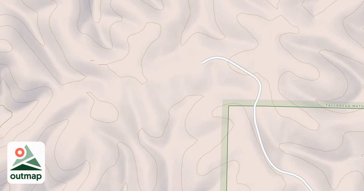 Map of RENDALIA FORK