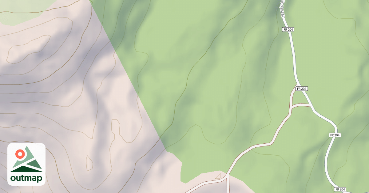 Map of Navajo Lake Snomobile