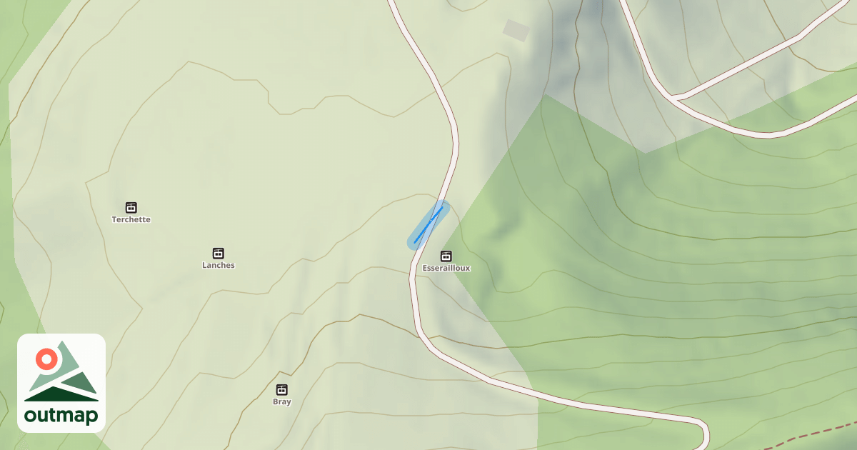 Map of La Grande Terche