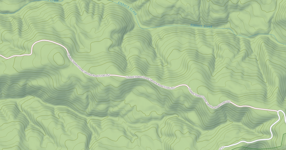 Map preview of USFS National Forest System Roads {FBA7F191-CB05-42E0-A7BC-366C3B54F84B}