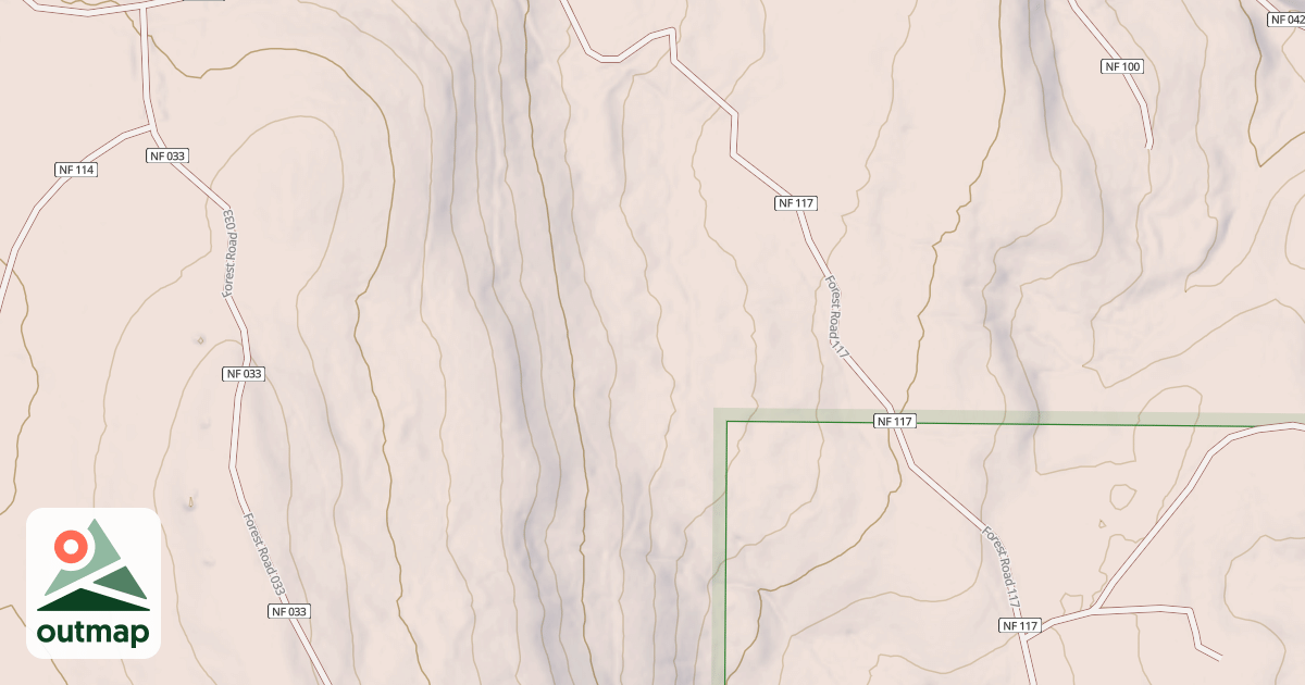 Map of USFS Motor Vehicle Use Map Roads {026BC632-3C5A-4156-AE7C-18B3A16A12E3}