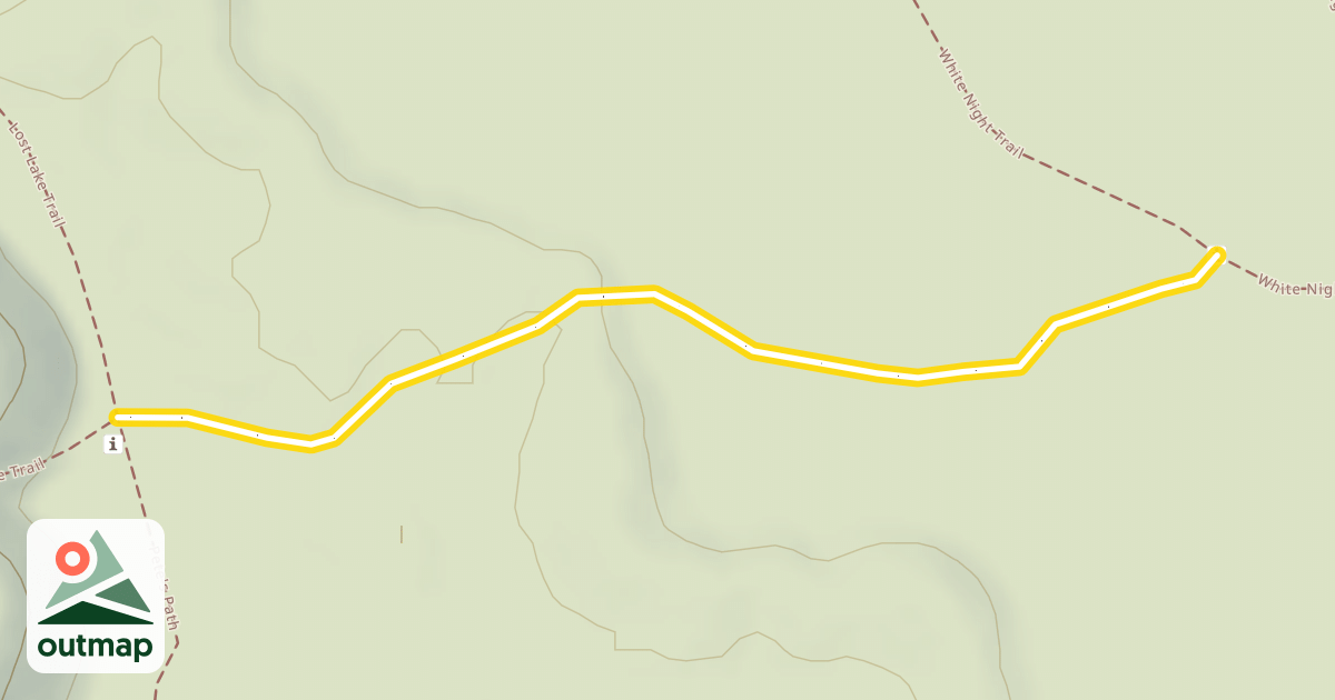Map of Pete's Path