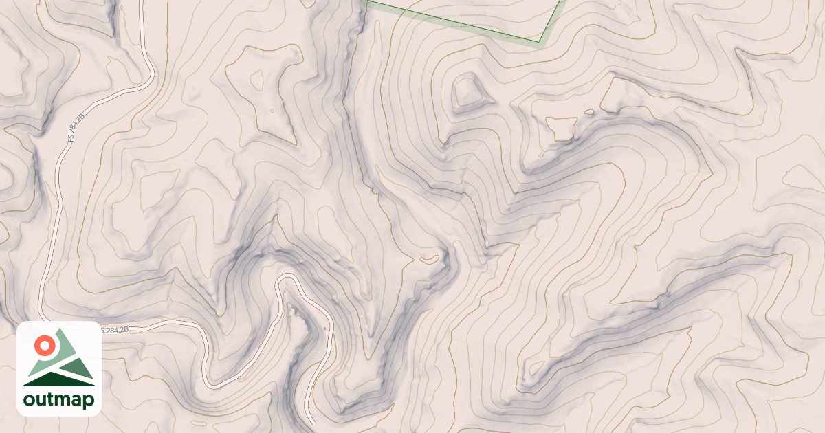 Map of ALKALI DRAW BR 2B