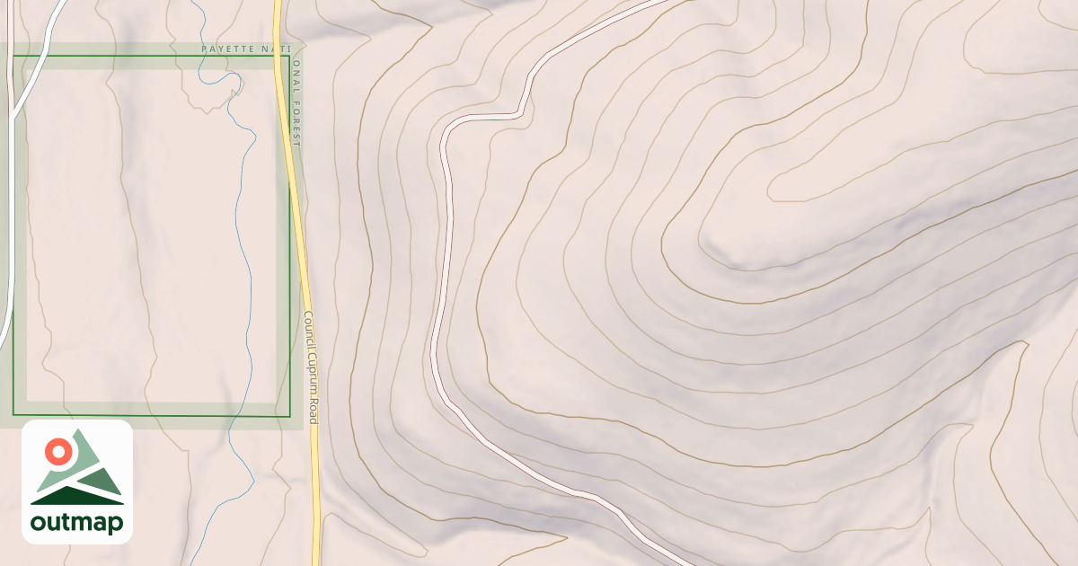 Map of COYOTE SPUR
