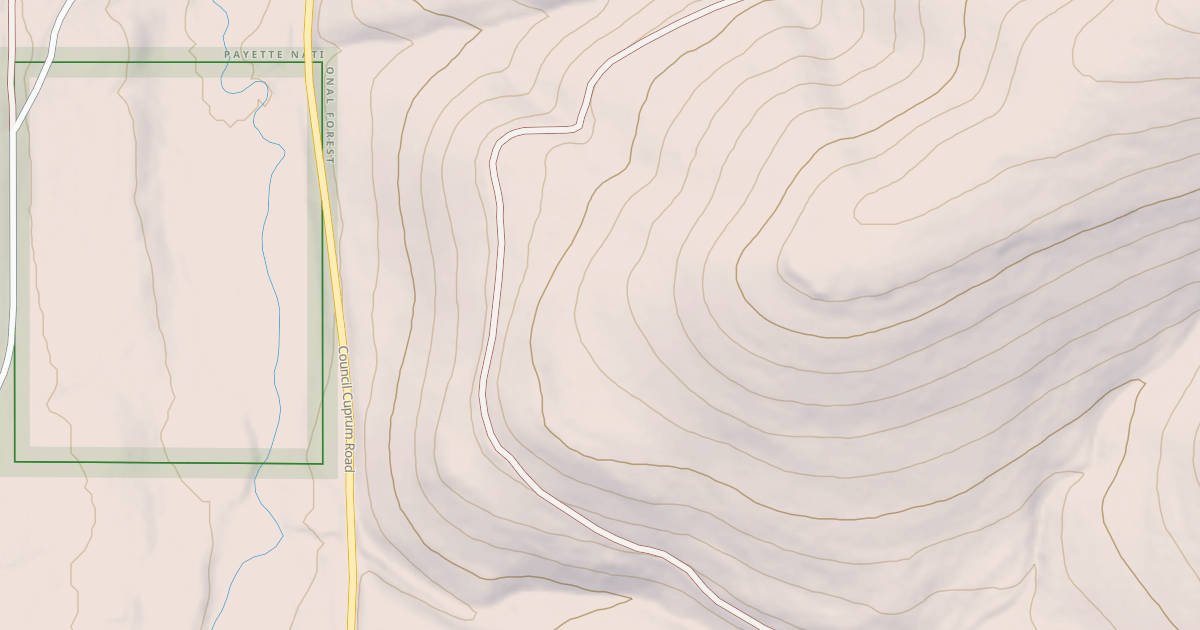 Map preview of COYOTE SPUR