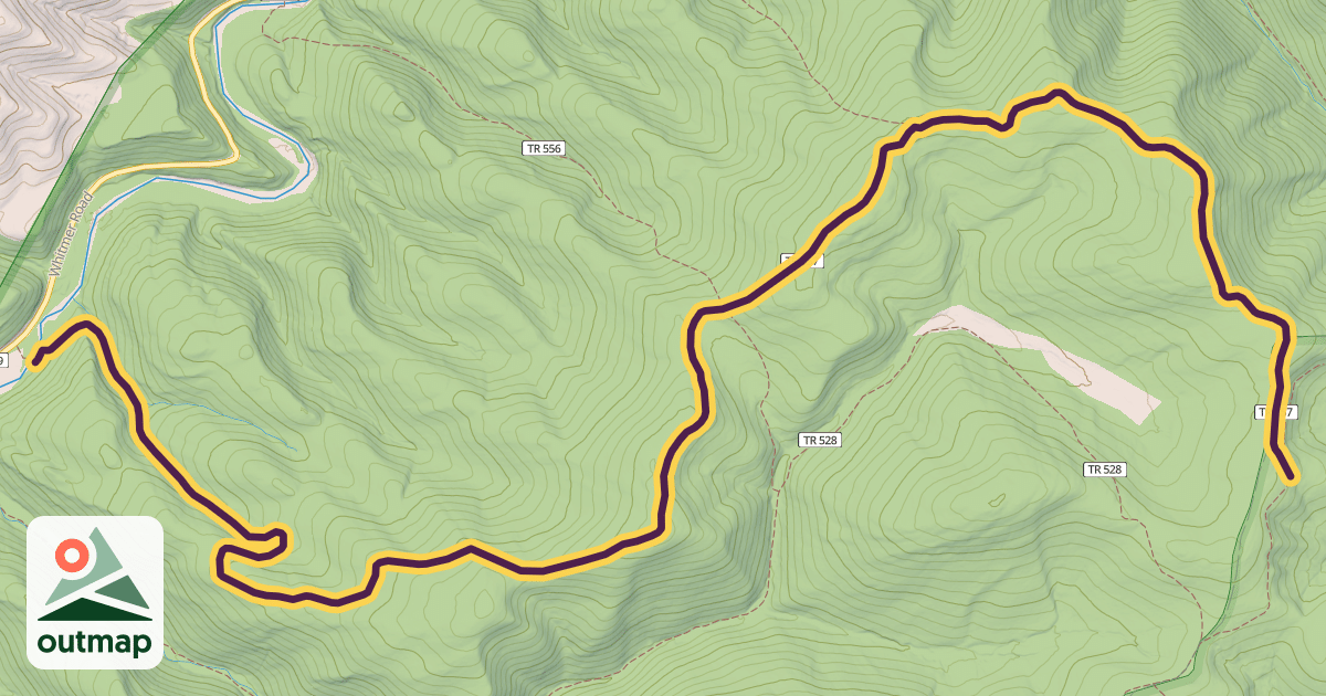 Map of Leading Ridge Trail