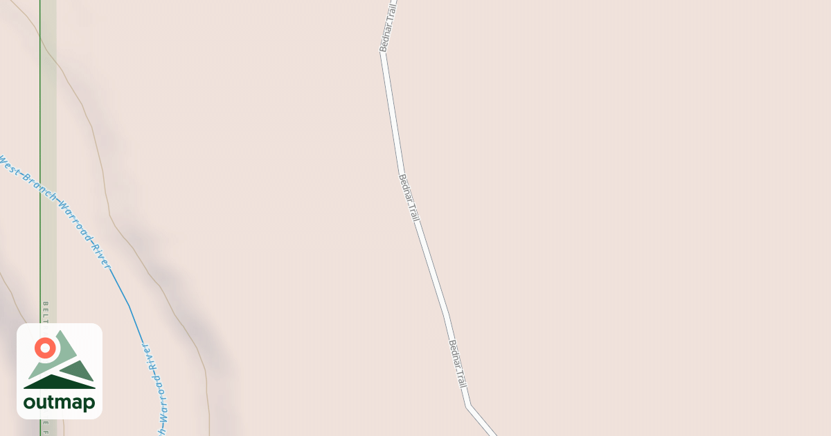 Map of Warroad/Roseau Trails