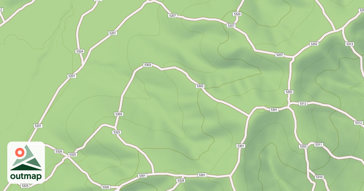 Map of USFS Motor Vehicle Use Map Trails 19483