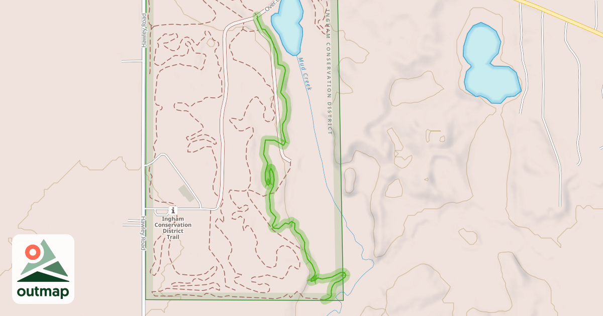 Map of Mud Creek
