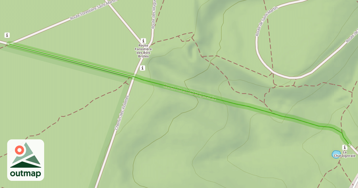 Map of Route de la Châtaigneraie