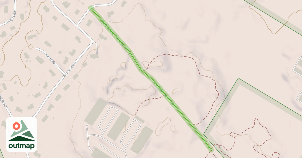 Map of Old Middlesex Turnpike