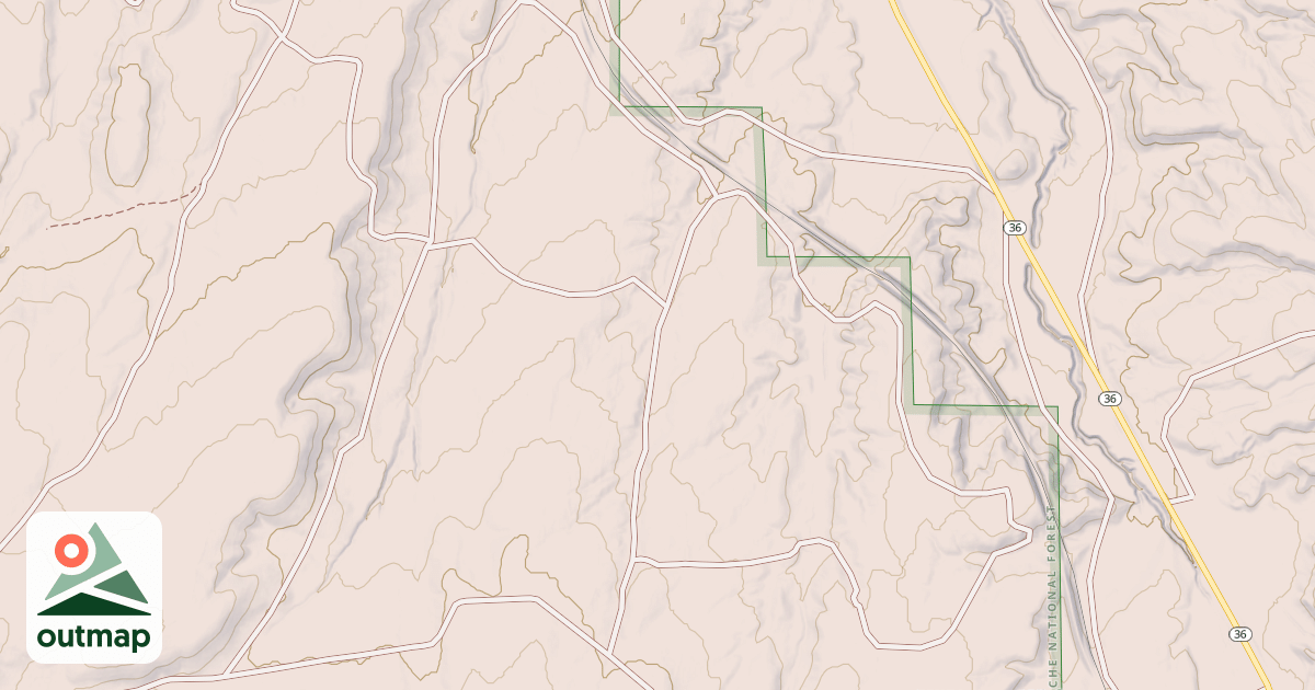 Map of BOULTER CREEK WATER HAUL