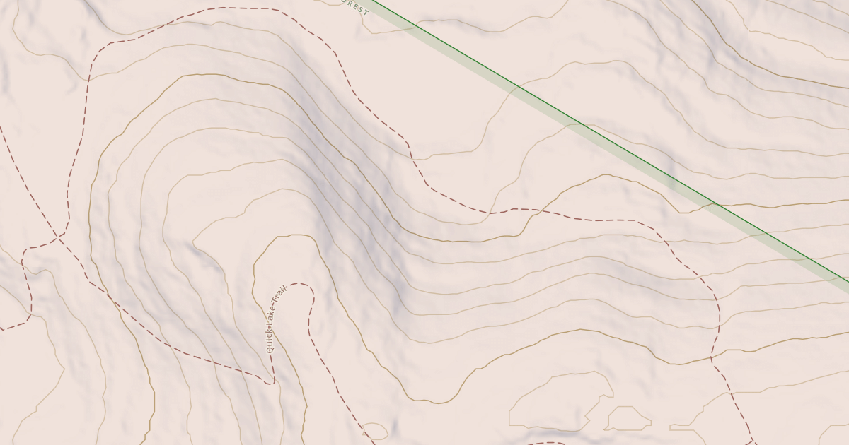 Map preview of Quick Lake Snowmoblie Trail