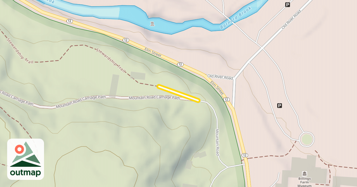 Map of Mountain Road