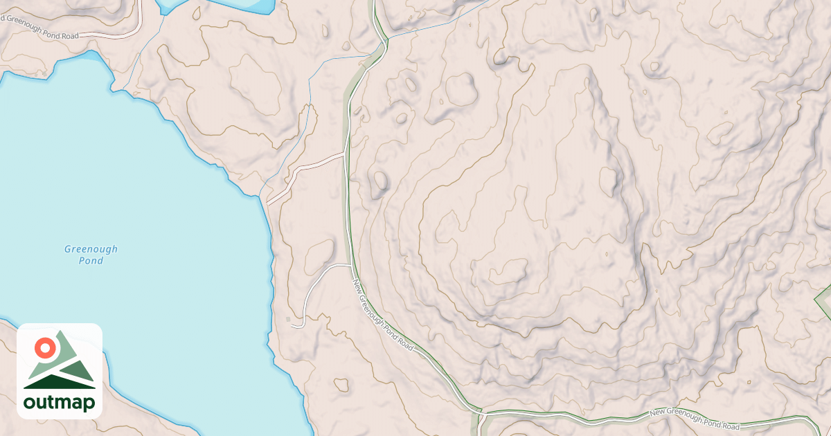 Map of Greenough Pond Road