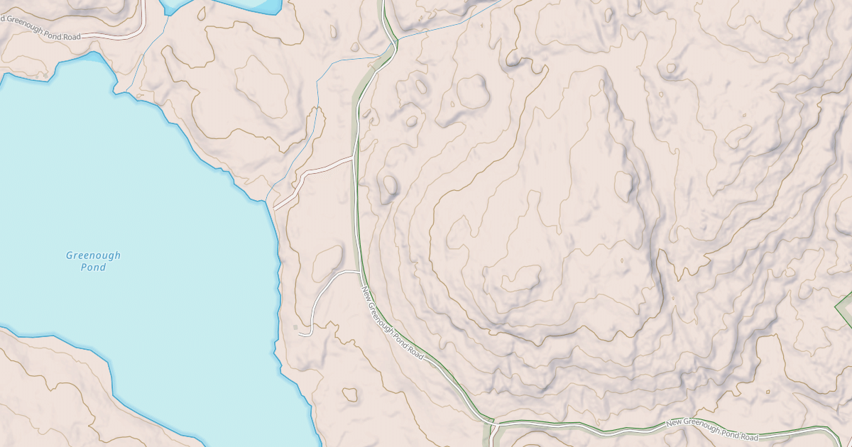 Map preview of Greenough Pond Road
