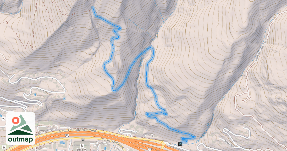 Map of Son of Middle Creek Trail