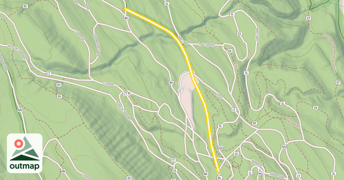 Map of Banff