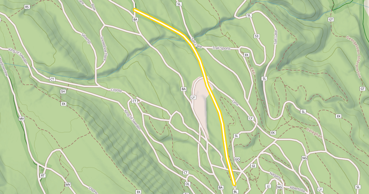 Map preview of Banff