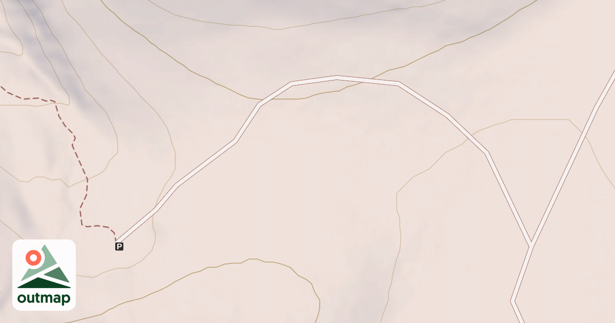 Map of POPO AGIE CANYON