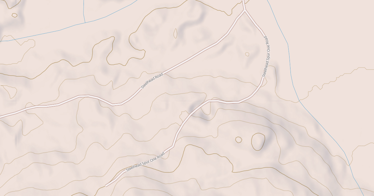 Map preview of STEELHEAD SPUR ONE