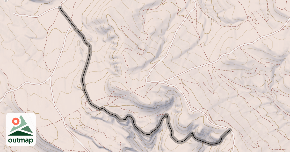 Map of Slick Rock