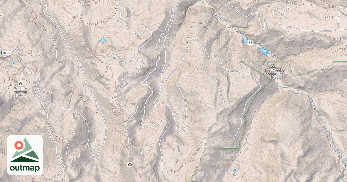 Map of GEORGE CREEK