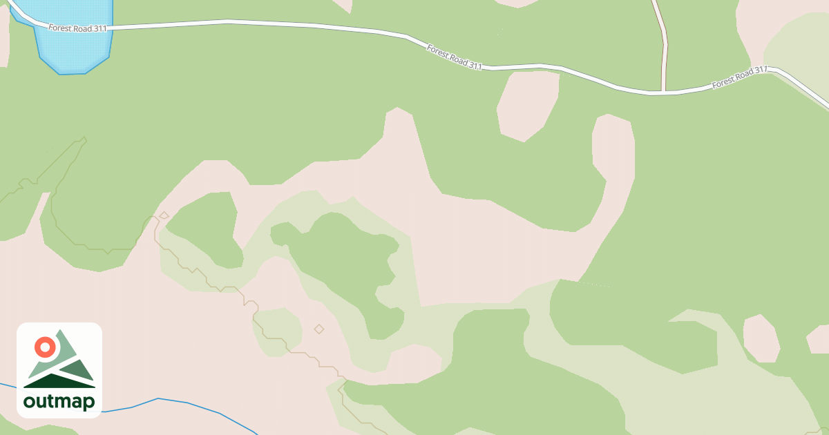 Map of USFS Motor Vehicle Use Map Roads {99DA58F3-422A-4658-A1DD-42D53822EE35}
