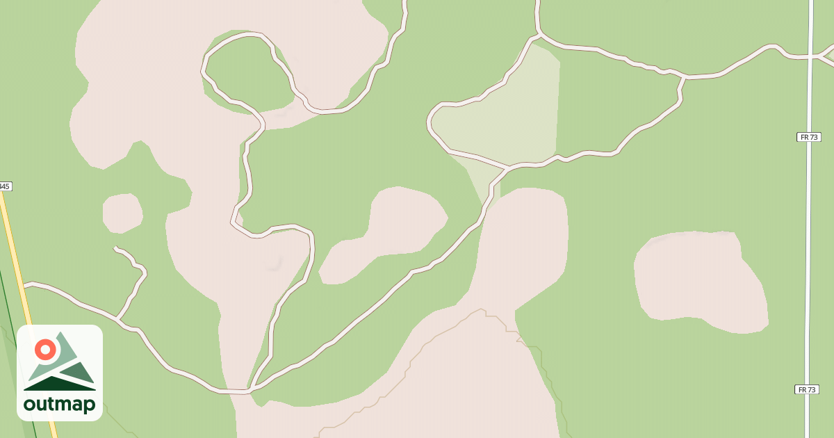 Map of USFS Motor Vehicle Use Map Roads {83FBC93A-8AB0-49F6-9033-6DA2F74FEB05}