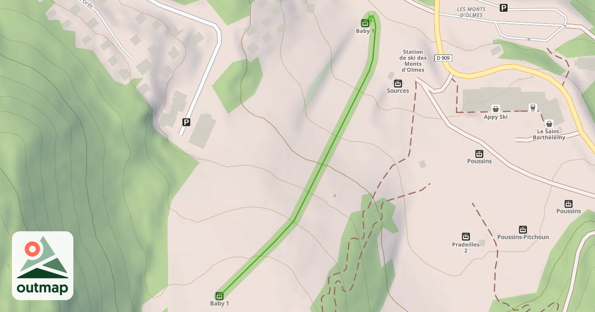 Map of Perce neige