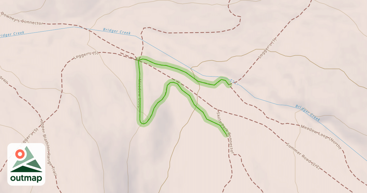 Map of Meadow Loop