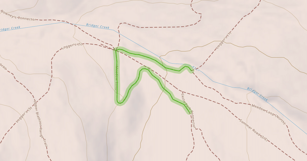 Map preview of Meadow Loop