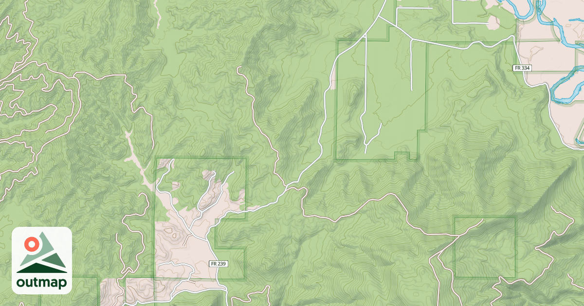 Map of COTTONWOOD