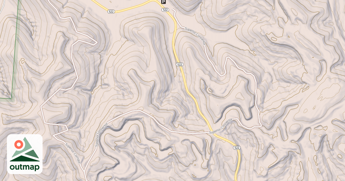 Map of GRIZZLY TRAIL