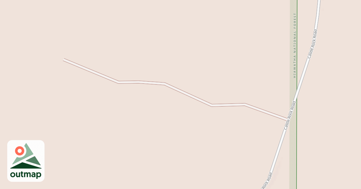 Map of CASTLE ROCK SPUR A