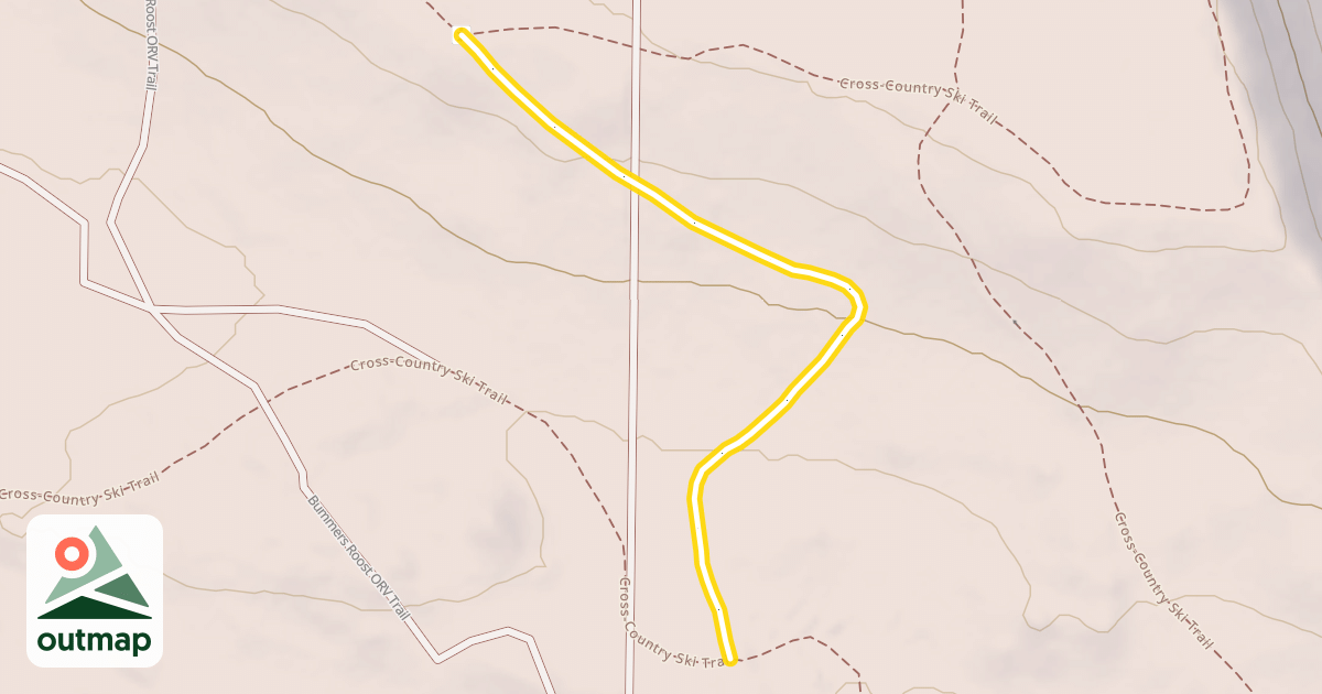 Map of Cross-Country Ski Trail