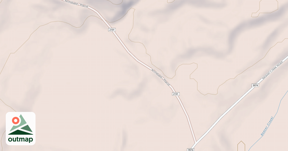 Map of ARCHIBALD PLACID