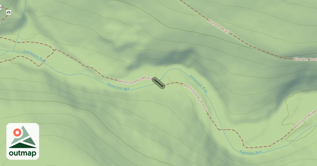Map of Dennison Run Trail