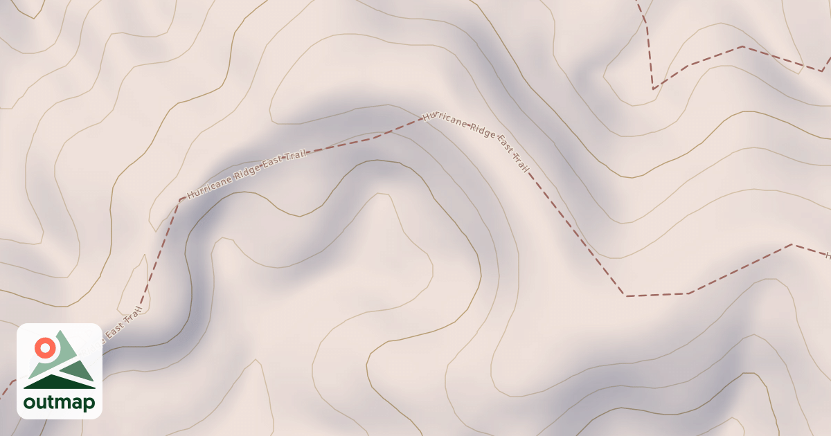 Map of Hurricane Ridge Spur (Segment A)